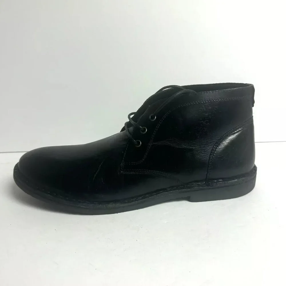 Crown Vintage Mens Casper Chukka Boot Black Size 11 M
